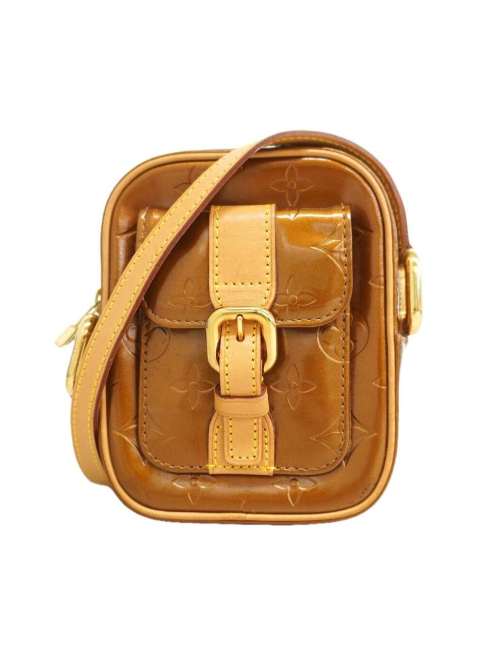 Louis Vuitton Shoulder Bag Vernis Christie PM Blanc